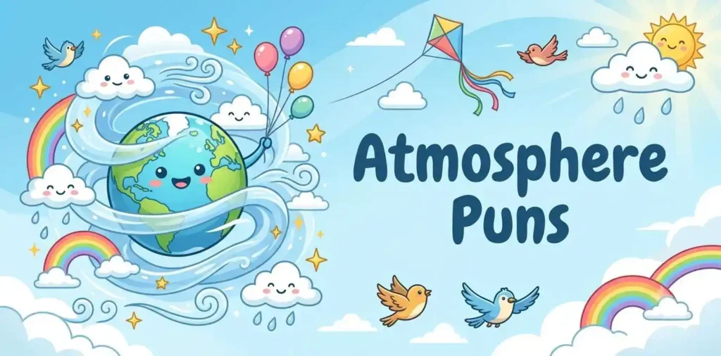 Smiling atmosphere with playful clouds
