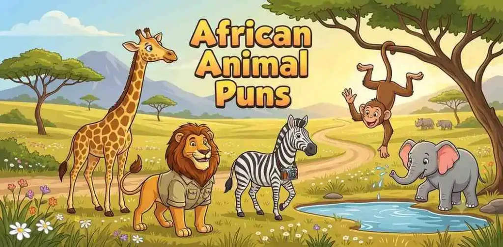 Funny African animals adventure