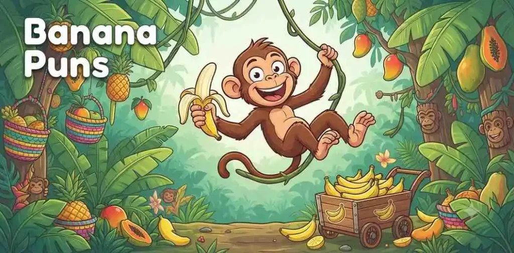 Monkey holding banana