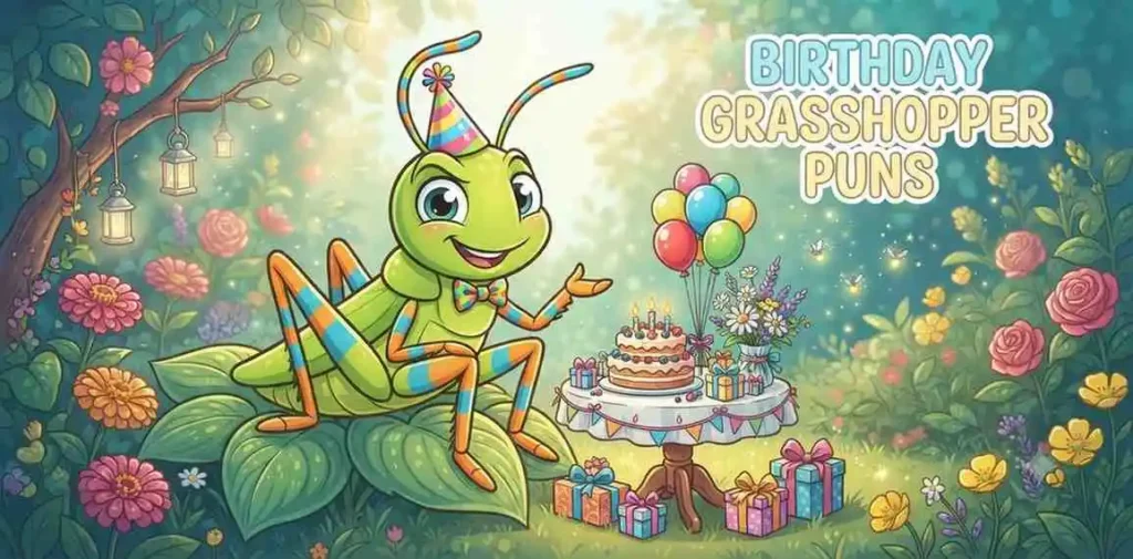 Grasshopper birthday party