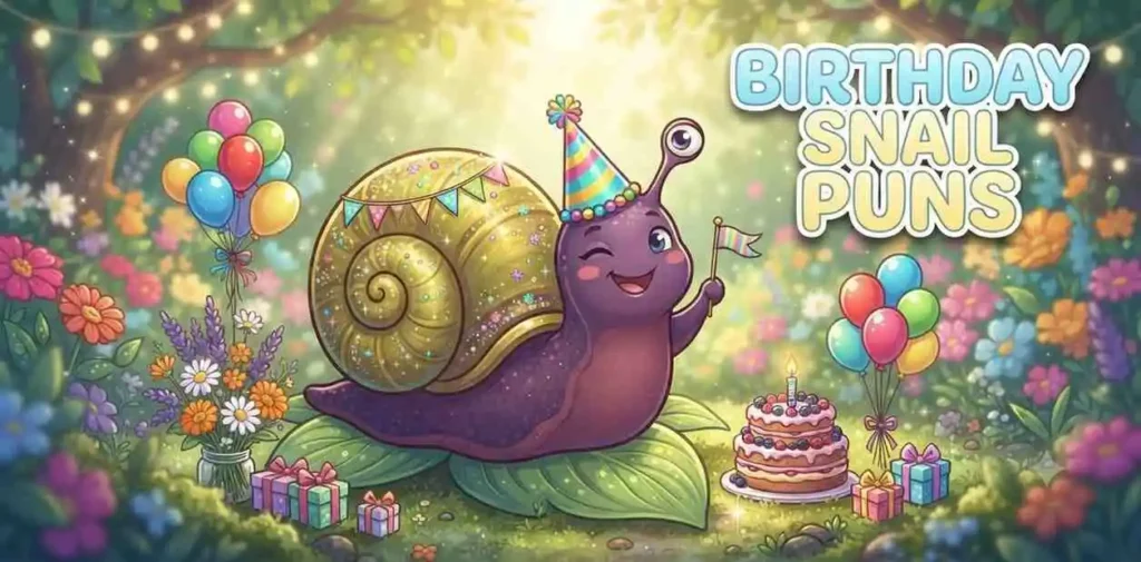 Snail birthday party