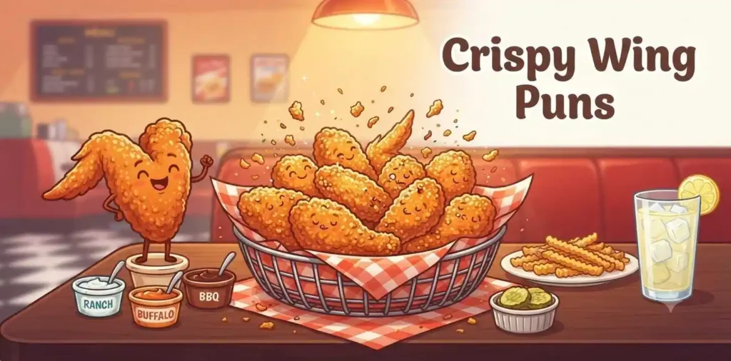 Golden crispy chicken wings