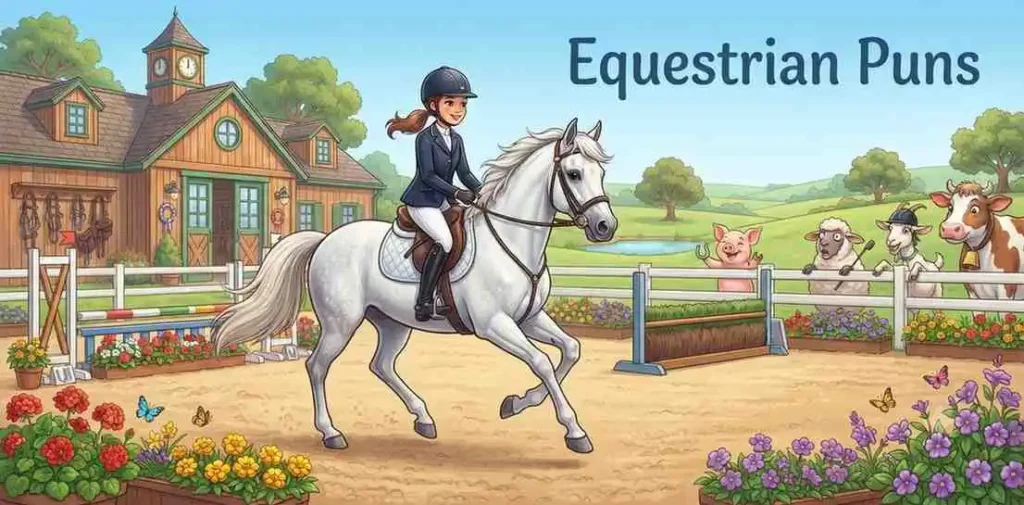 Equestrian horse riding