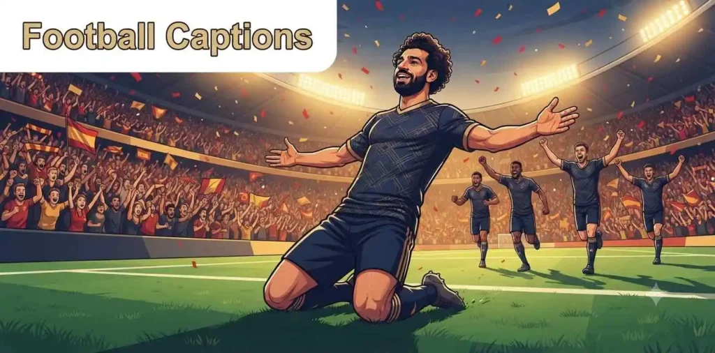 Goal celebration with fans