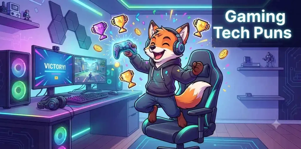 Excited gamer with controller