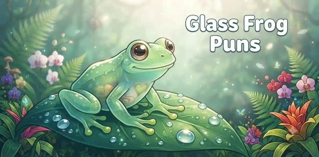 Glass frog on leaf