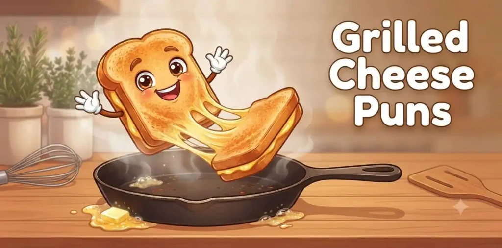 Melty grilled cheese sandwich