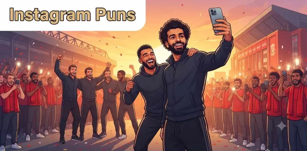 Football selfie after victory