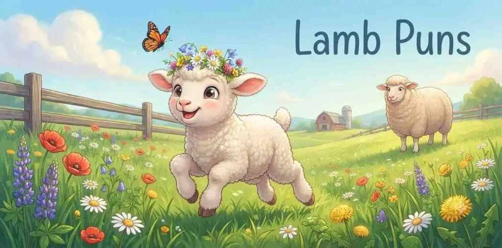 Cute baby lamb