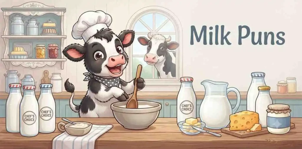 Funny milk scene