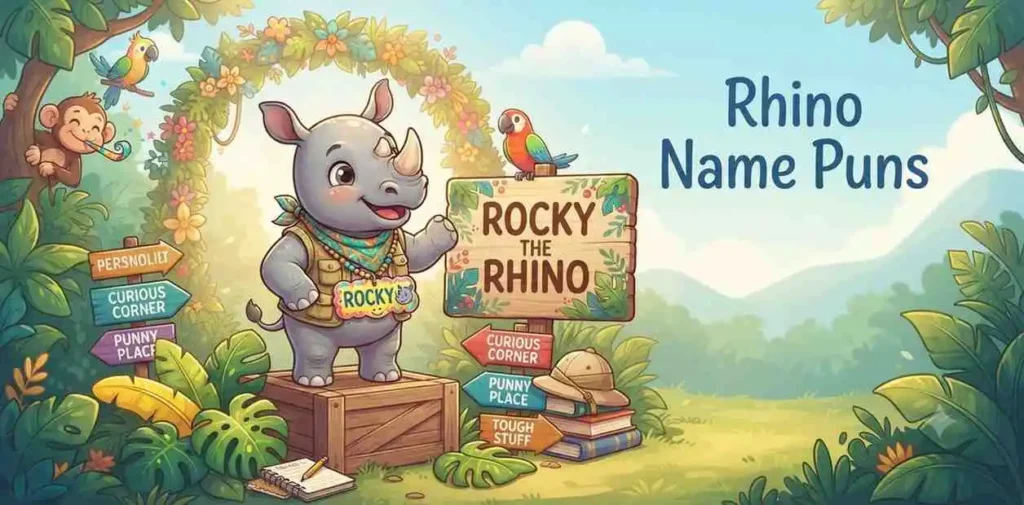 Cute rhino character names