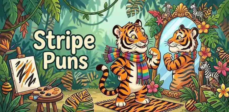 Funny tiger stripes