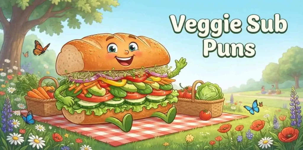 Fresh veggie sub with vegetables