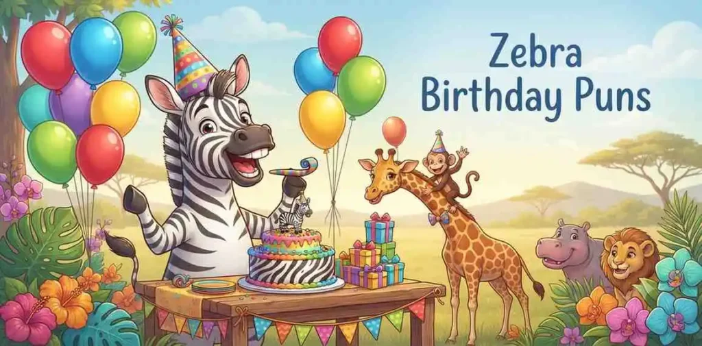 Zebra birthday party
