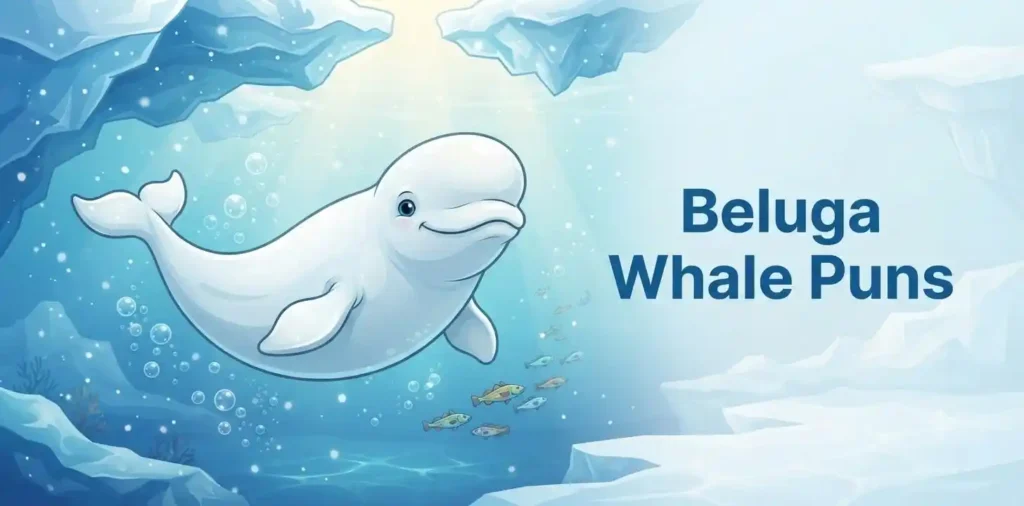 Beluga whale swimming underwater