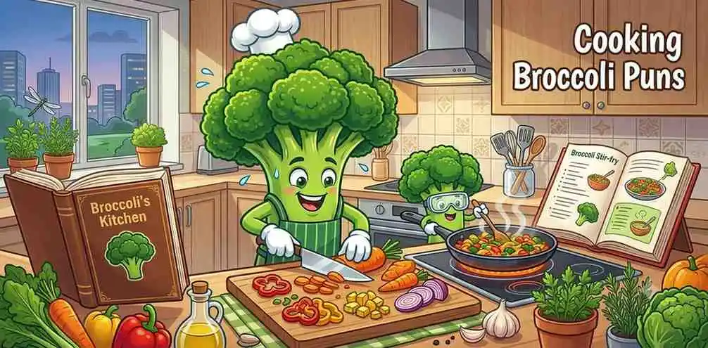 Broccoli cooking chef