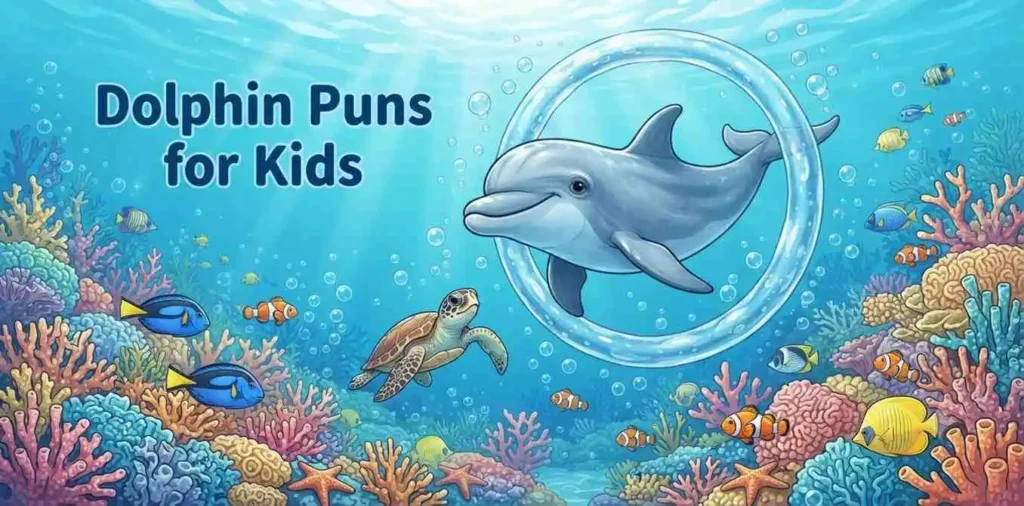 Cute dolphin playing underwater