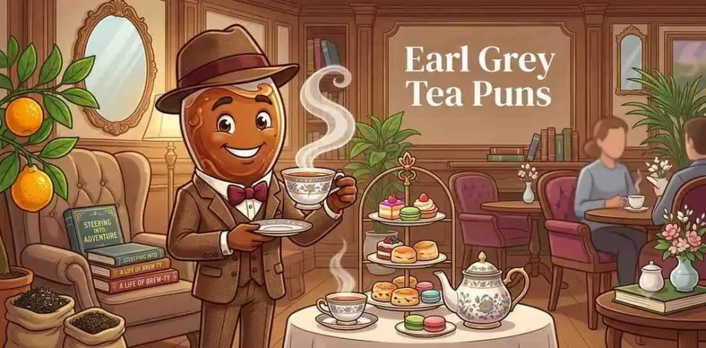Earl Grey tea character scene