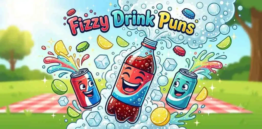 Funny fizzy soda bubbles