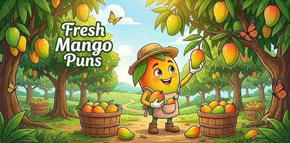 Fresh mango in orchard