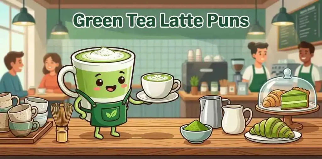 Green tea latte character