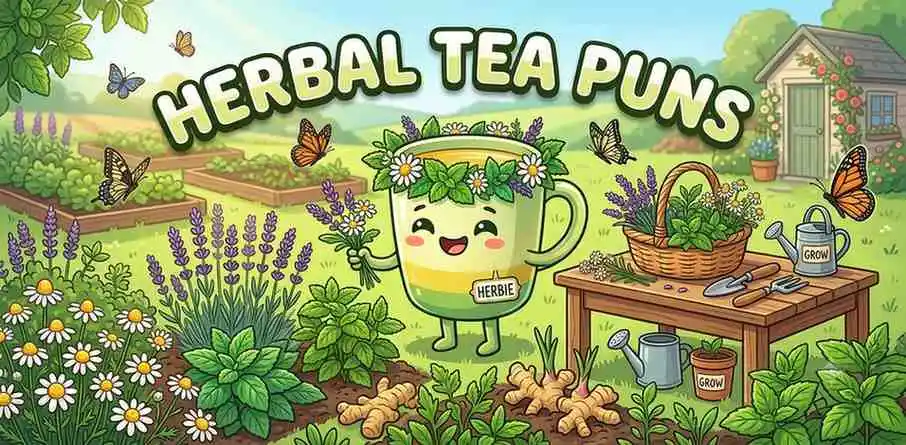 Happy herbal tea mug