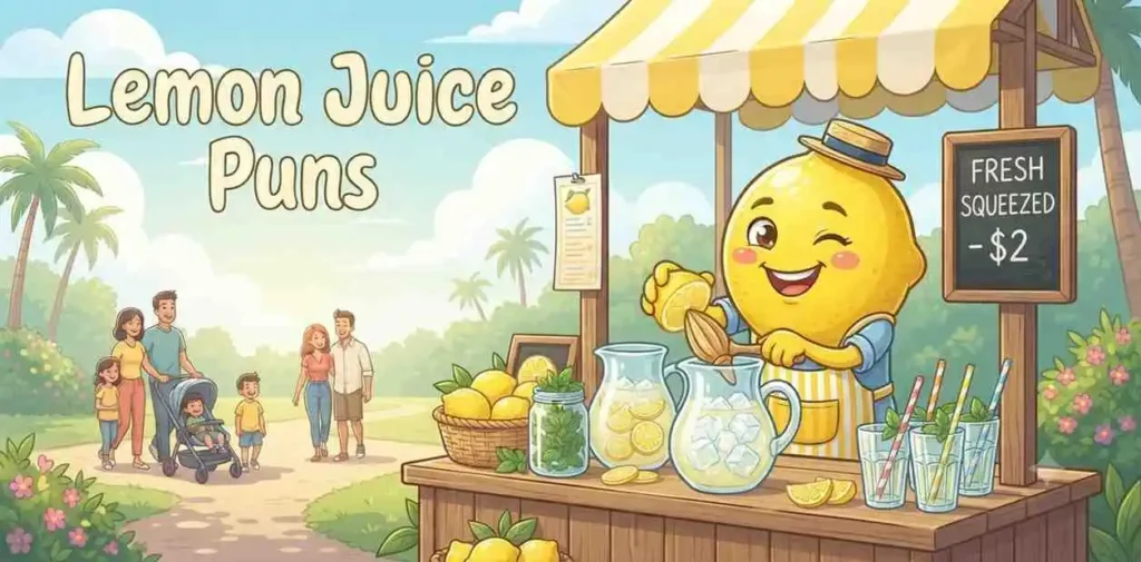 Funny lemon making juice