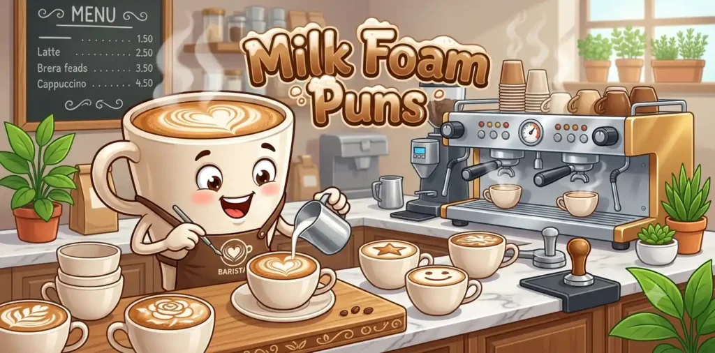 Cappuccino foam art
