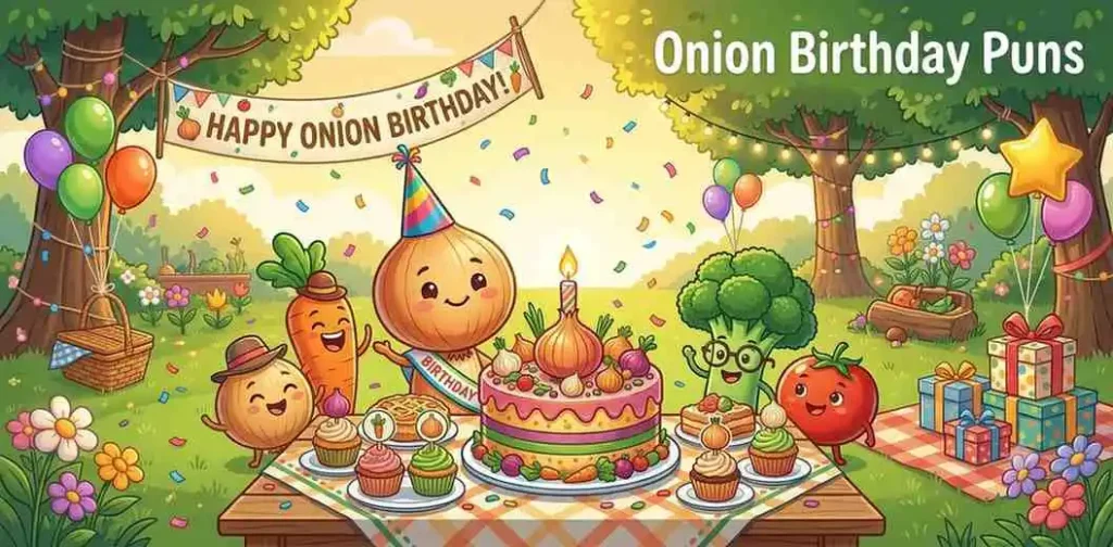 Birthday onion character