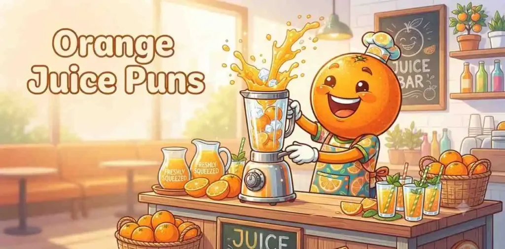 Orange fruit basket illustration