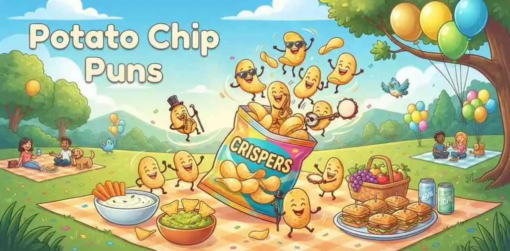 Potato chips smiling