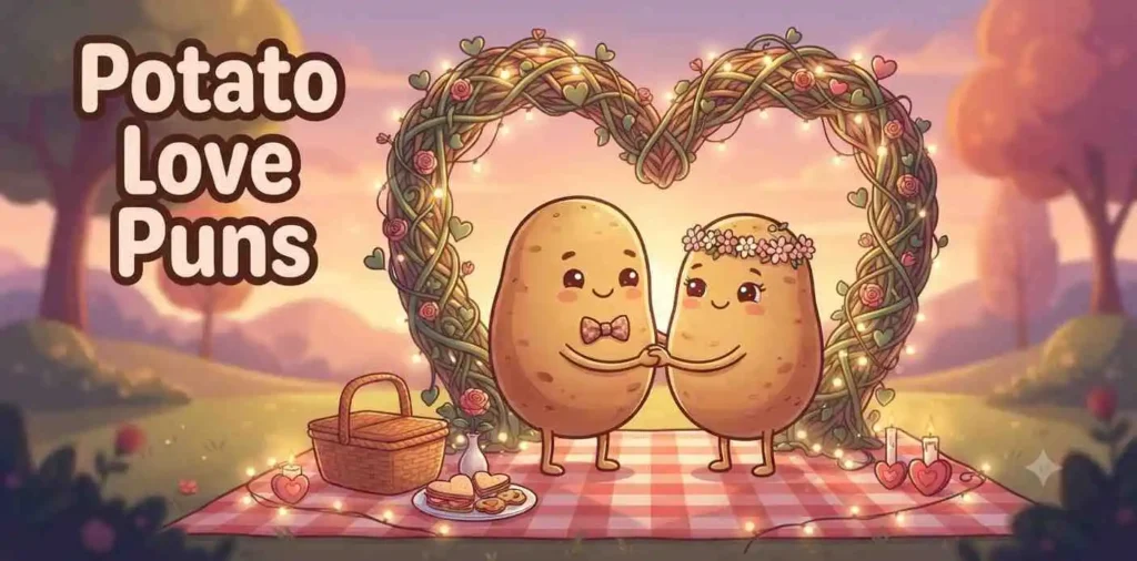 Romantic potato couple