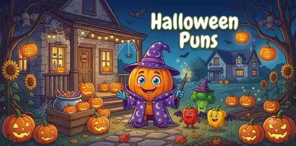 Halloween pumpkin characters