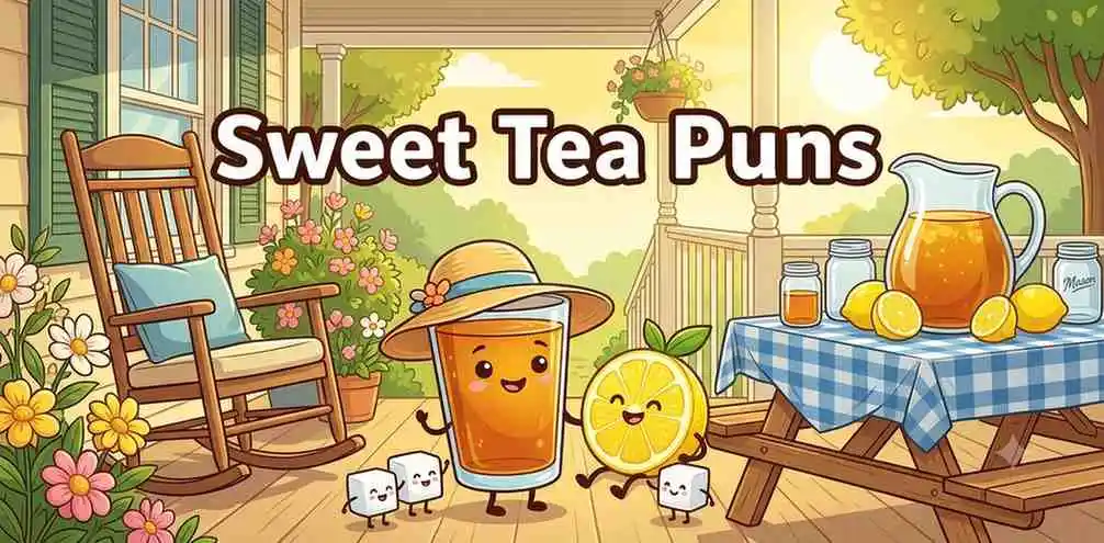 Sweet tea summer scene