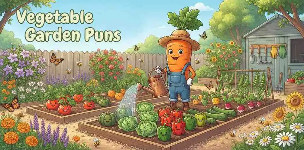 Vegetable garden harvest