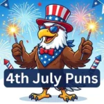 Funny patriotic cartoon celebrating freedom