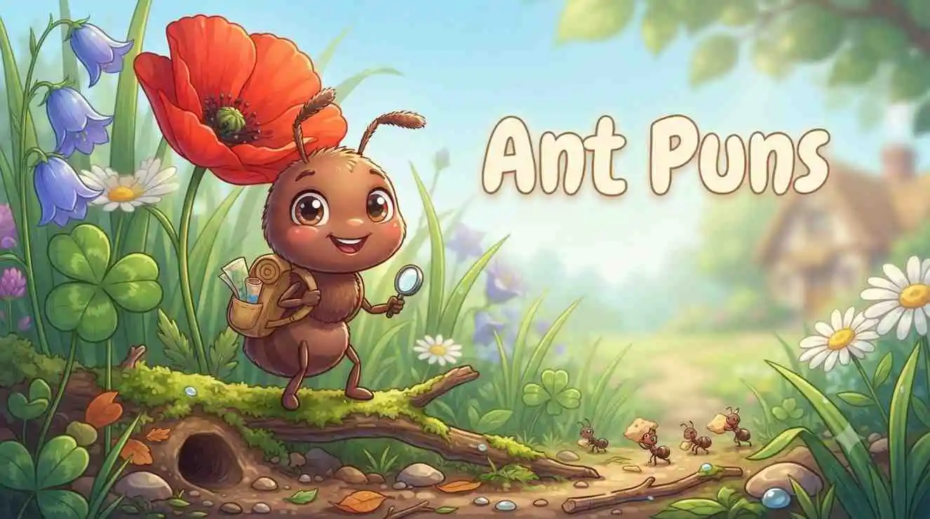 Cute ants adventure