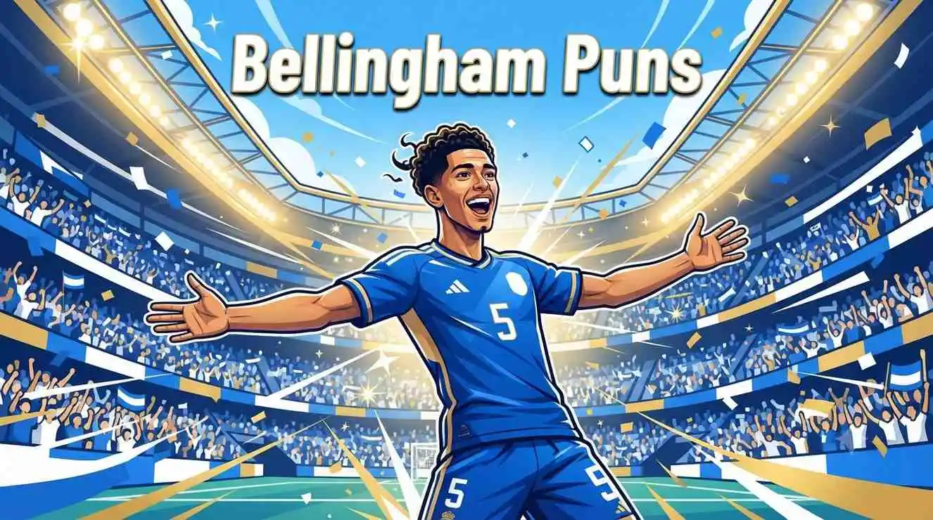 Smiling football star celebrating