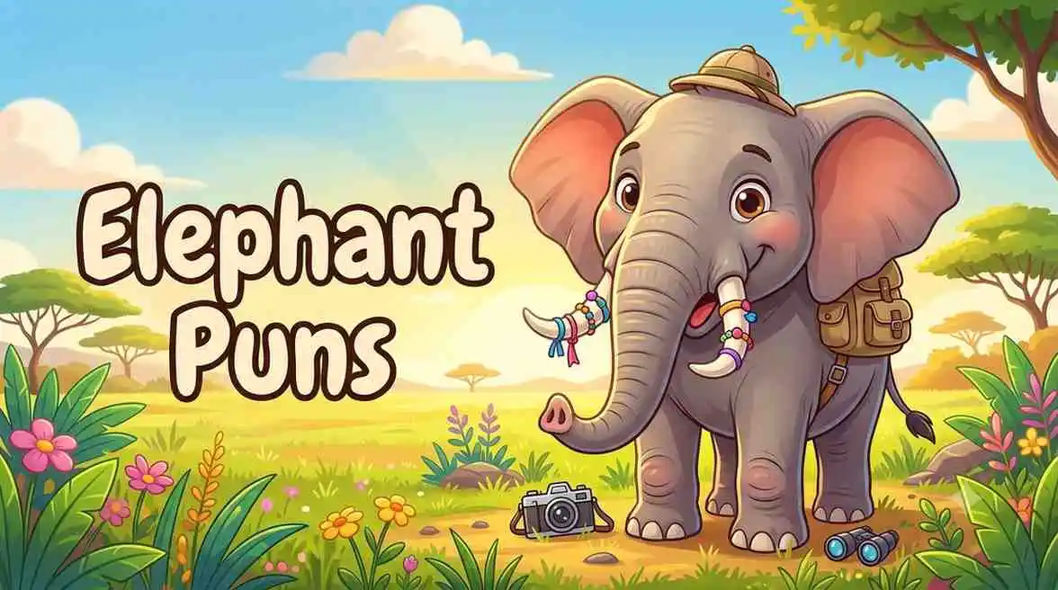 Cute elephant illustration