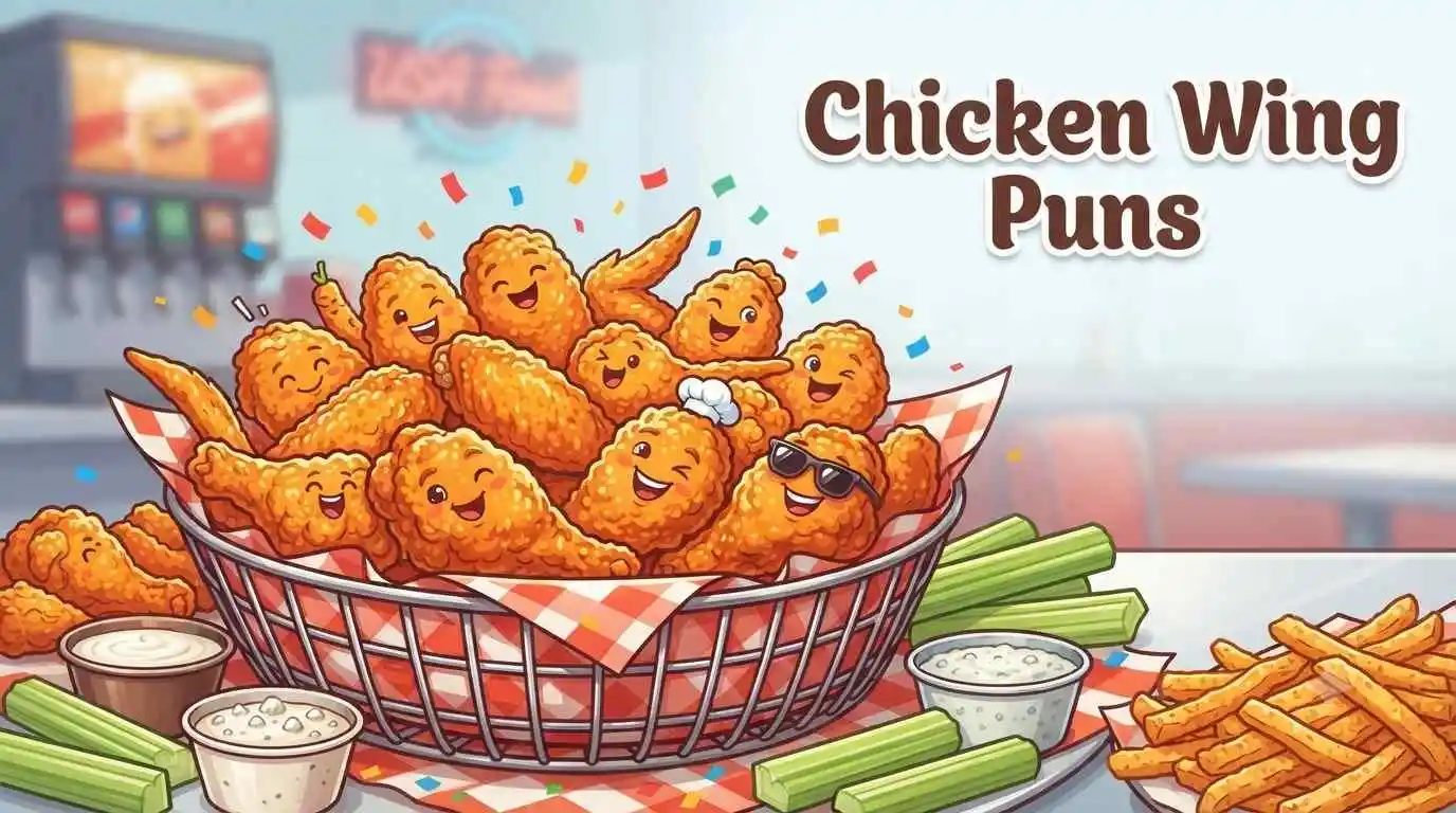 Smiling chicken wings platter