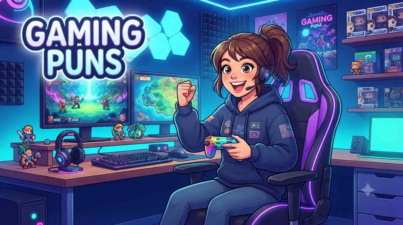 Happy gamer with controller