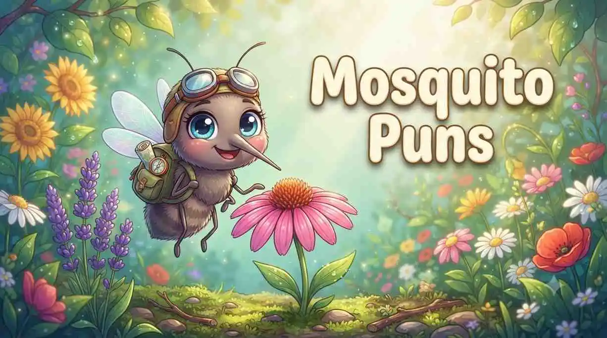 Cute mosquito character