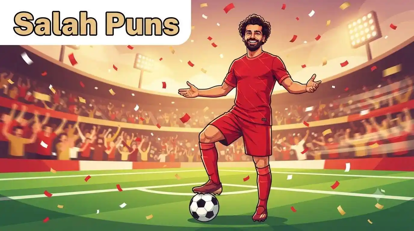 Smiling football star celebrating