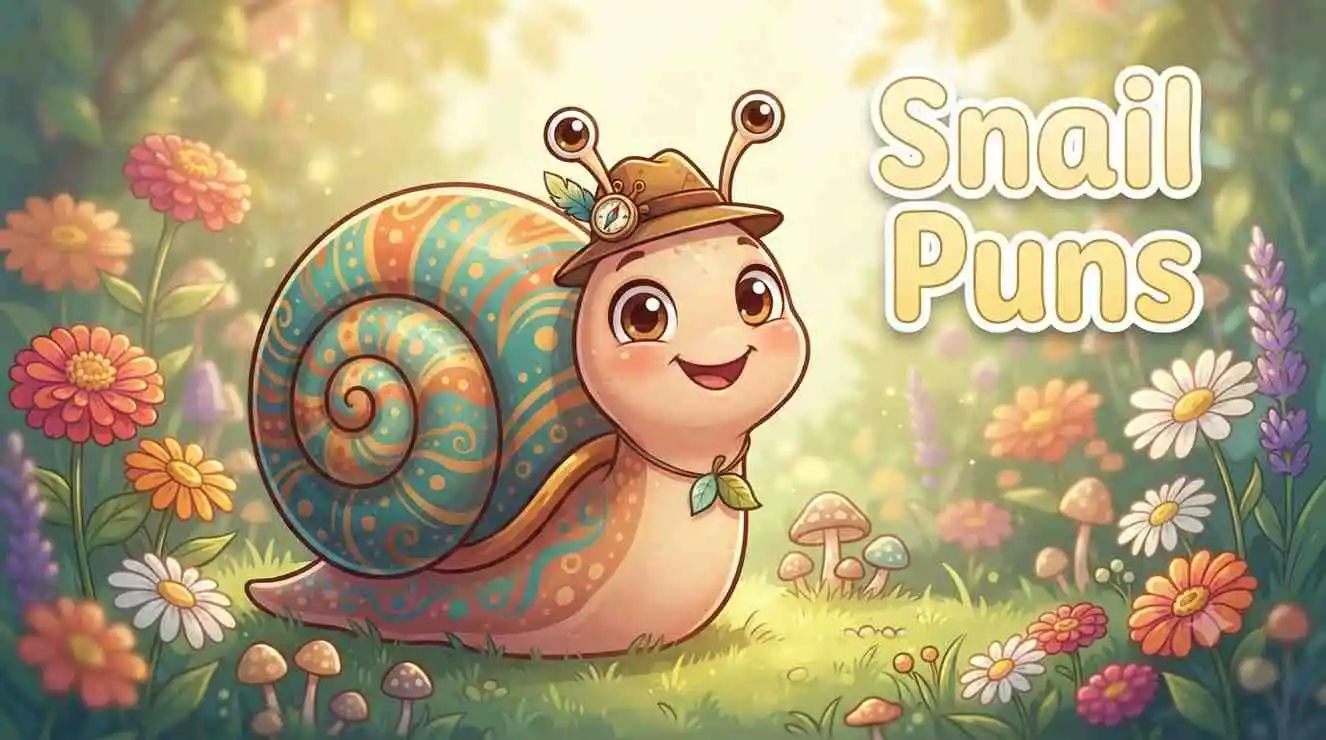 Cute snail character