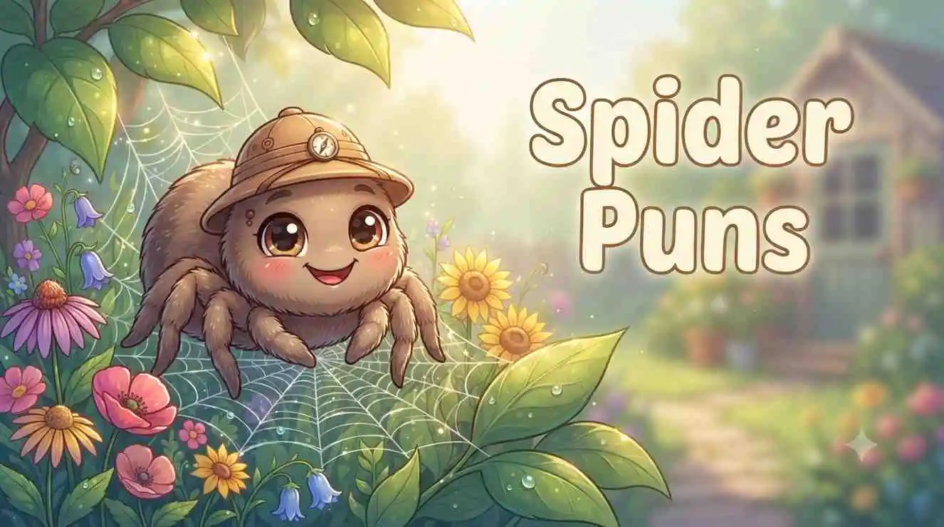 Cute spider character