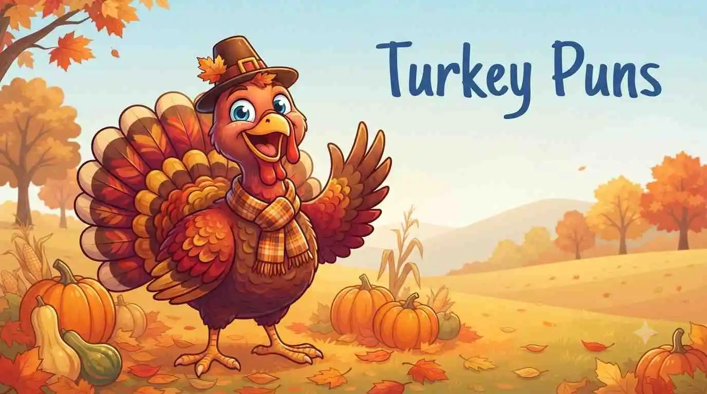 Funny turkey character