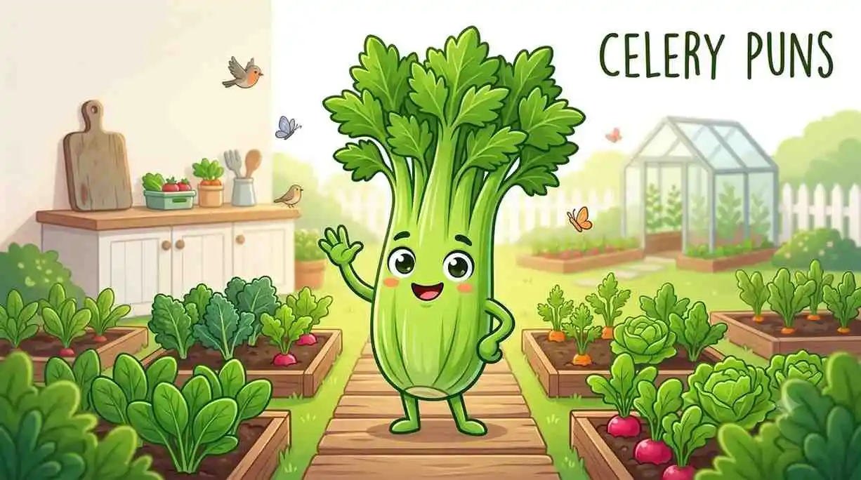Cute celery character