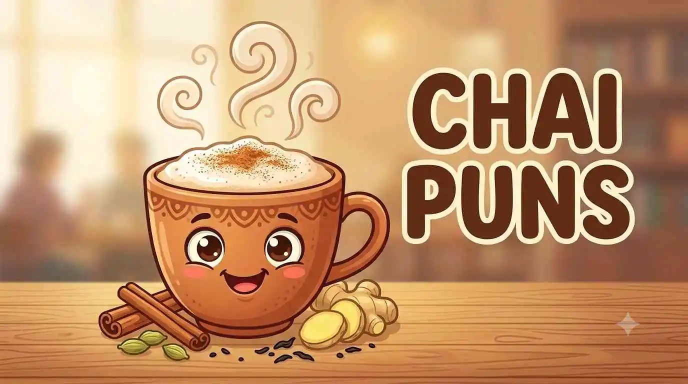Cute chai cup mascot