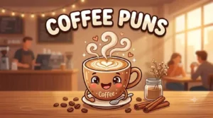 Smiling coffee cup
