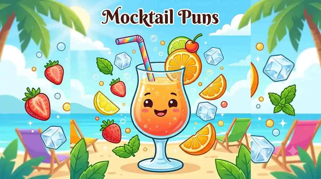 Cute mocktail character